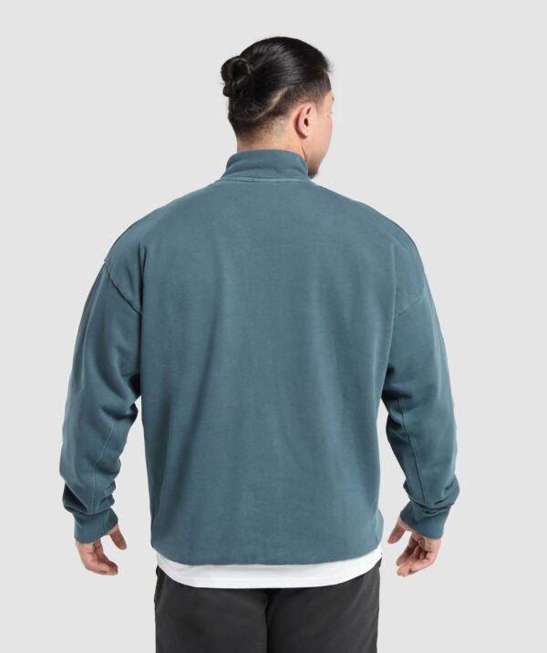 Premium Legacy 1/4 Zip Cargo Blue - immagine 2