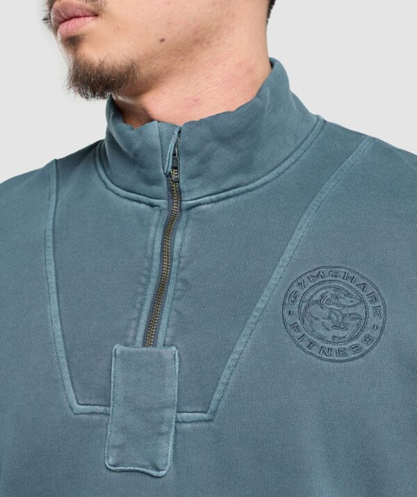 Premium Legacy 1/4 Zip Cargo Blue - immagine 5