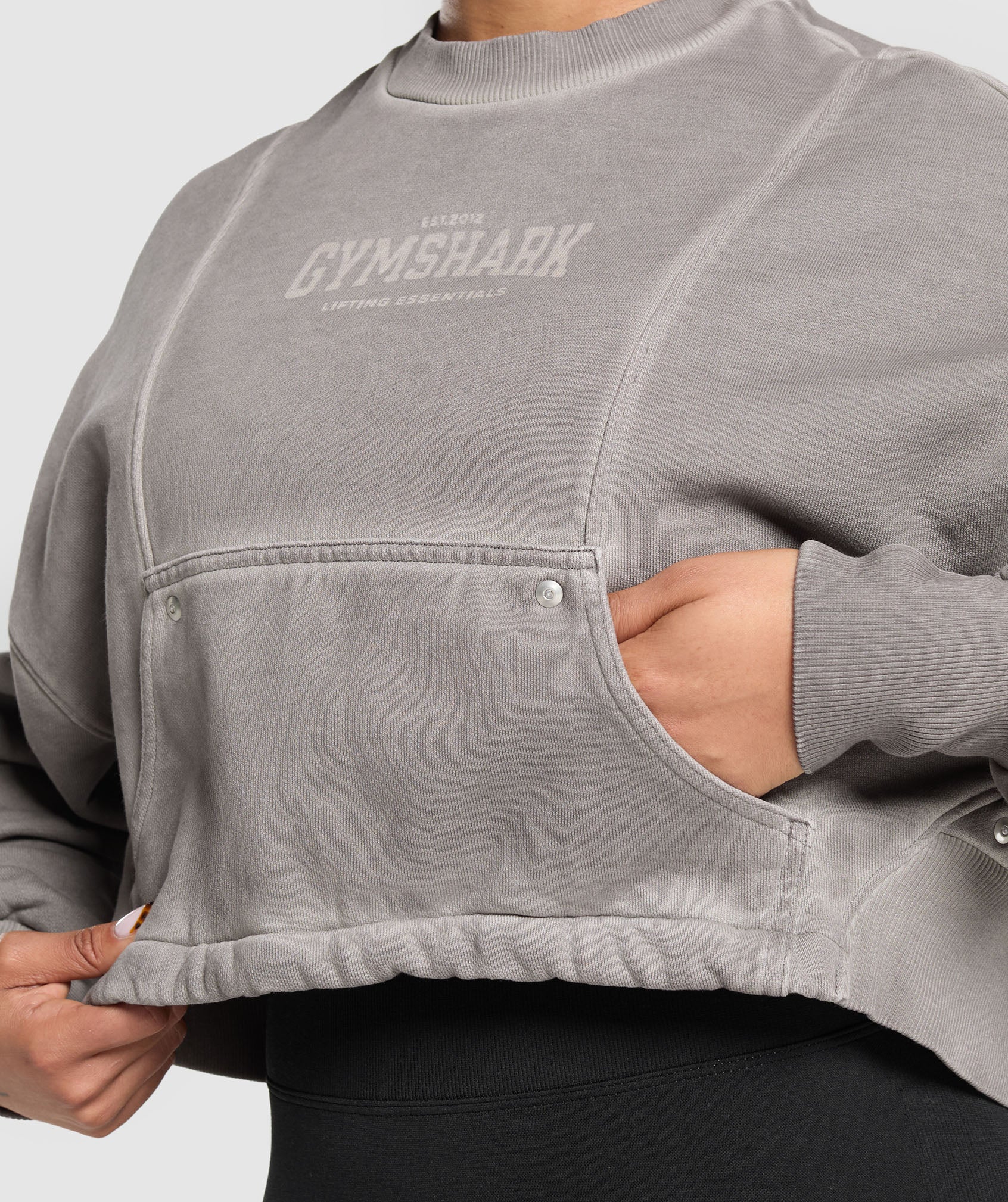 Rest Day Heavyweight Sweatshirt Metal Grey/Asphalt Grey - immagine 6