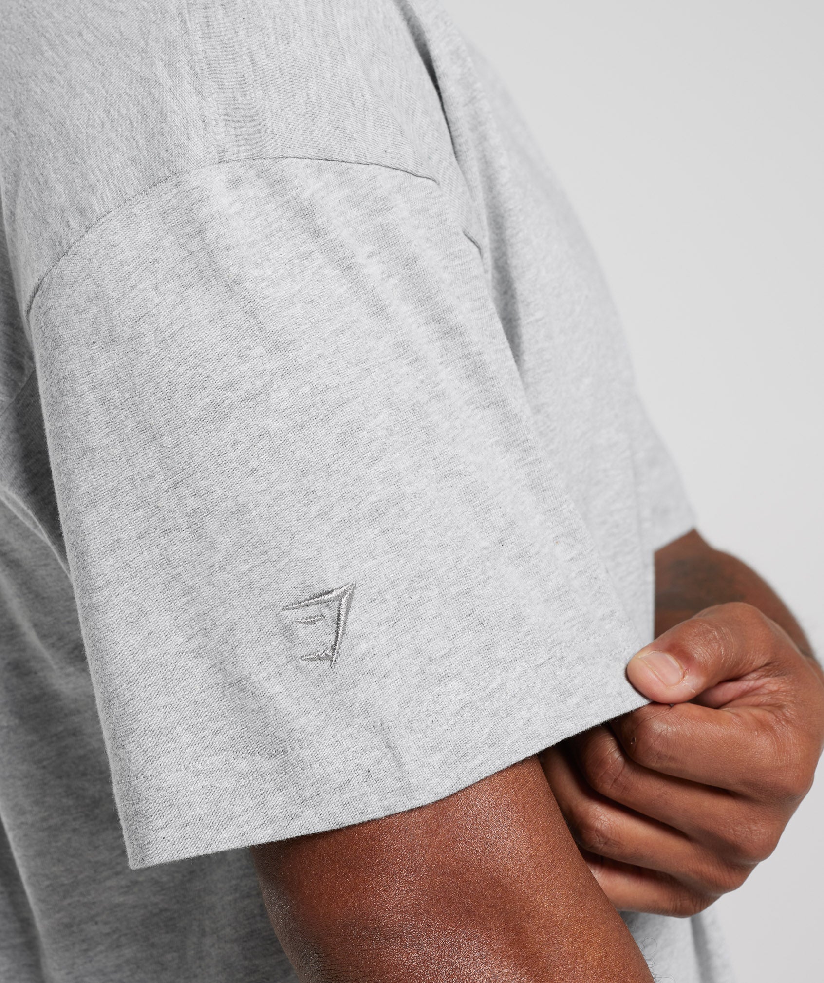Rest Day Essentials T-Shirt Light Grey Core Marl - immagine 4