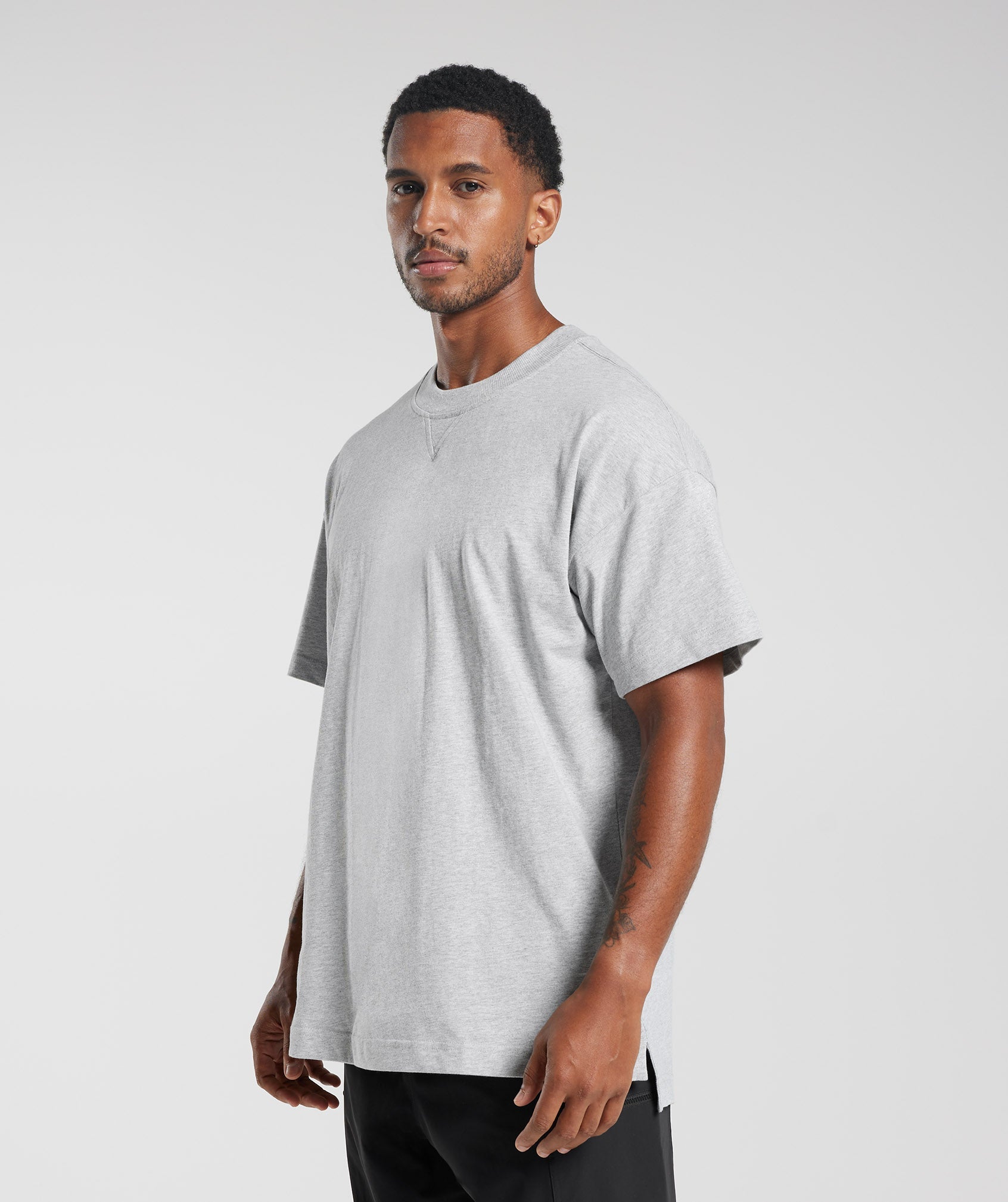 Rest Day Essentials T-Shirt Light Grey Core Marl - immagine 3