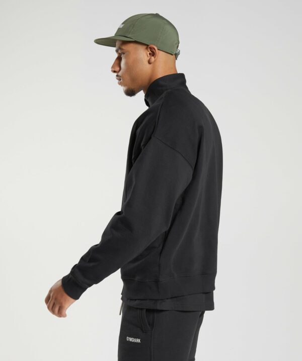 Rest Day Sweats 1/4 Zip Black - immagine 4