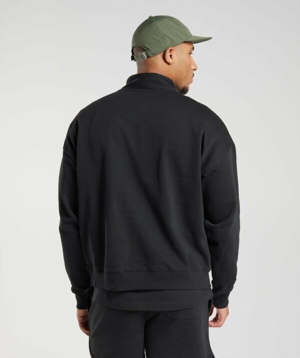 Rest Day Sweats 1/4 Zip Black - immagine 3