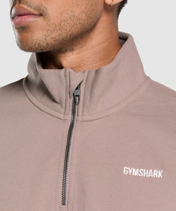 Rest Day Sweats 1/4 Zip Powder Mauve - immagine 5