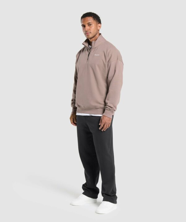 Rest Day Sweats 1/4 Zip Powder Mauve - immagine 4