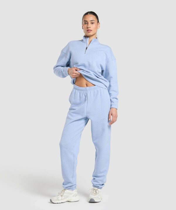 Rest Day Sweats 2.0 1/4 Zip Pullover Blue Marl - immagine 4