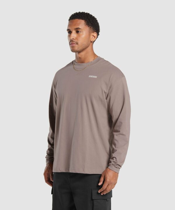 Rest Day Sweats Long Sleeve T-Shirt Powder Mauve - immagine 9