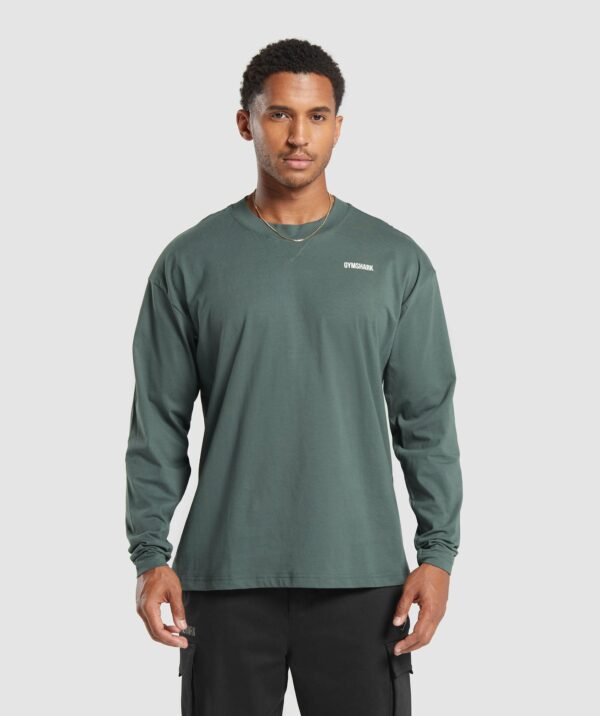 Rest Day Sweats Long Sleeve T-Shirt Slate Teal