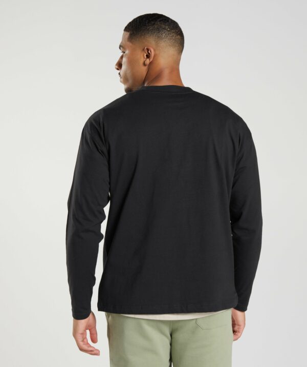 Rest Day Sweats Long Sleeve T-Shirt Black - immagine 3