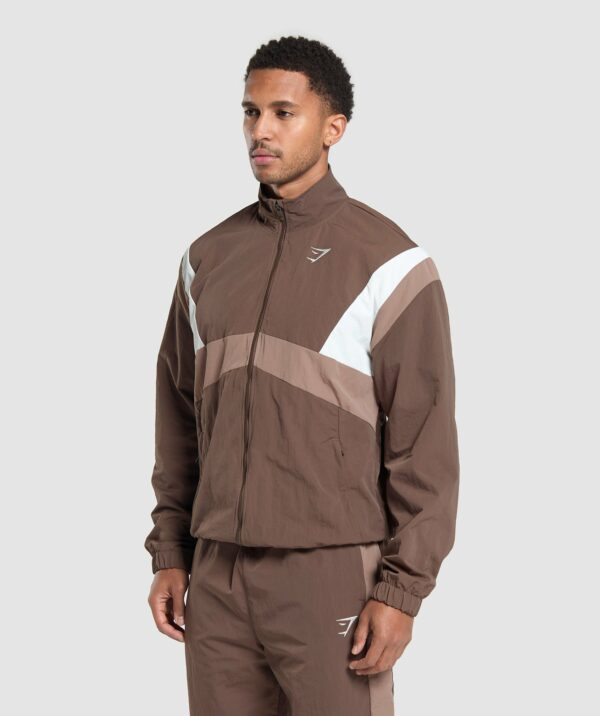 Retro Track Jacket Walnut Brown/Mocha Mauve/Soft White - immagine 3