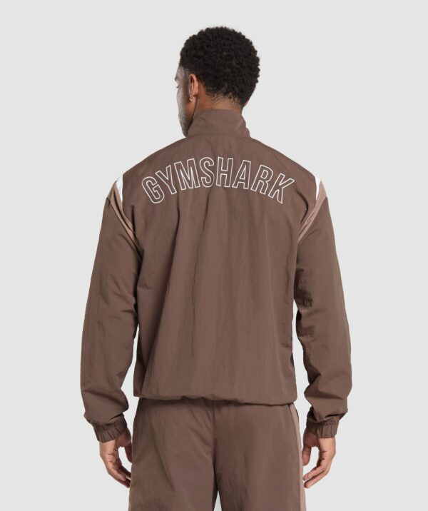 Retro Track Jacket Walnut Brown/Mocha Mauve/Soft White - immagine 2