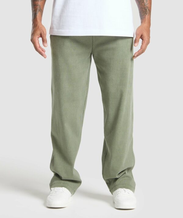 Heavyweight Ribbed Joggers Unit Green