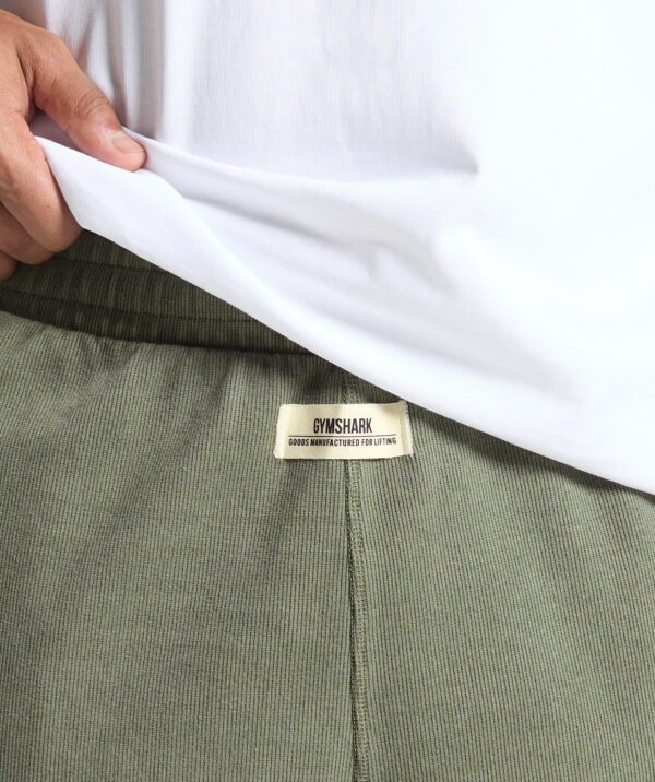 Heavyweight Ribbed Joggers Unit Green - immagine 5