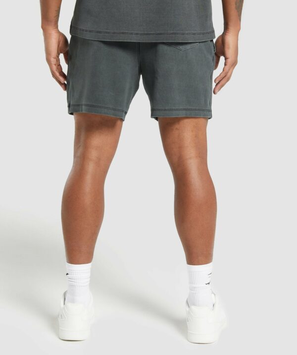 Heavyweight Ribbed Shorts Asphalt Grey - immagine 2