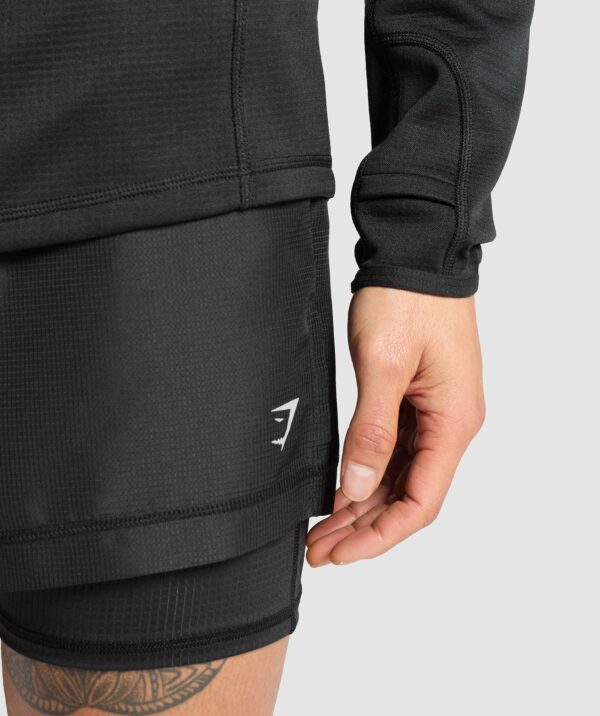 Running 1/4 Zip Black - immagine 8