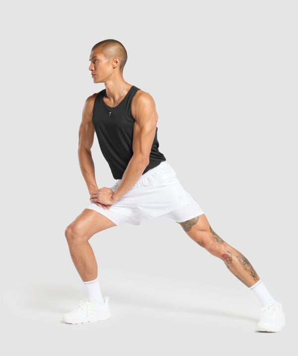 Running 2 in 1 Shorts White - immagine 2