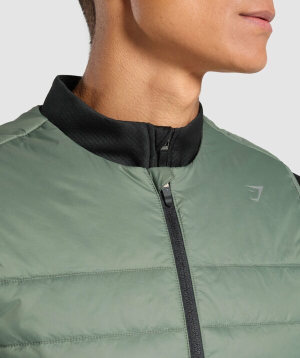 Running Gilet Unit Green - immagine 7