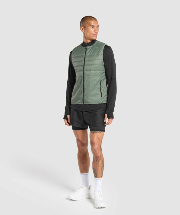 Running Gilet Unit Green - immagine 6