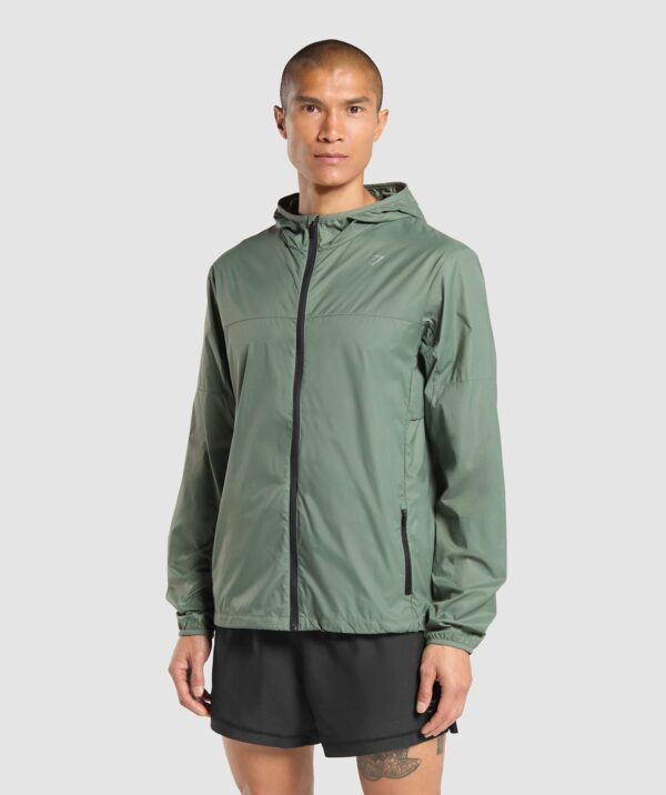 Running Windbreaker Unit Green - immagine 4