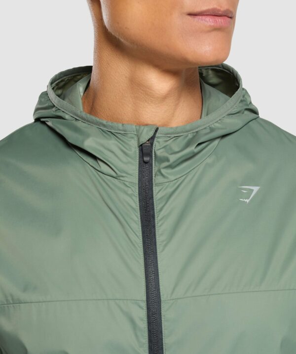 Running Windbreaker Unit Green - immagine 10