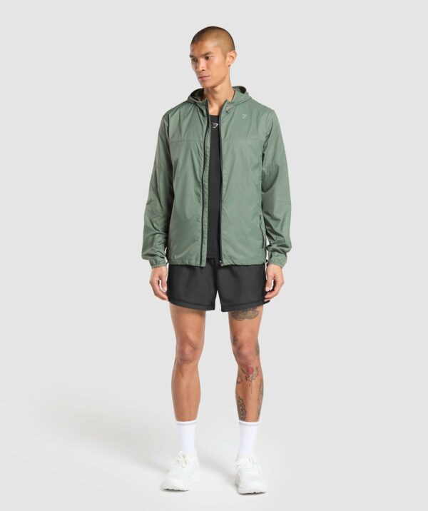 Running Windbreaker Unit Green - immagine 5