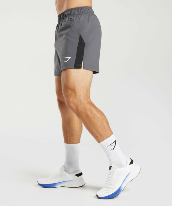 Sport 5" Shorts Silhouette Grey/Black - Image 3