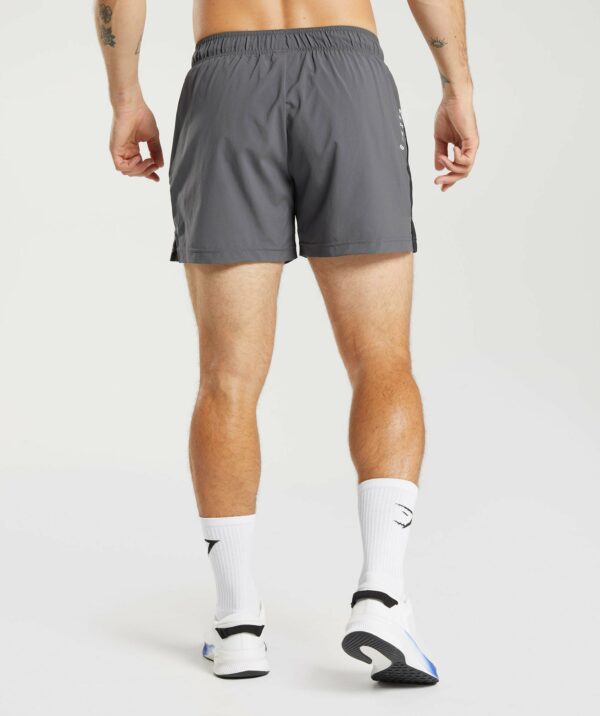 Sport 5" Shorts Silhouette Grey/Black - Image 2