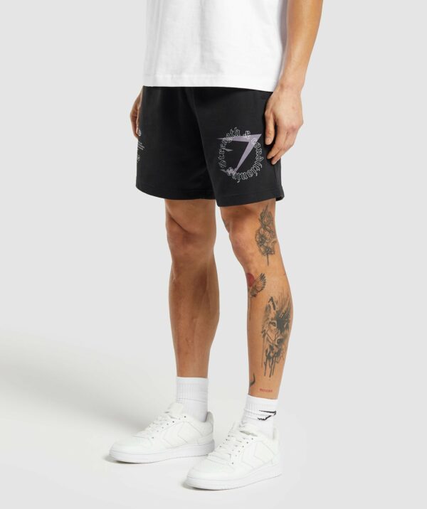 Strength and Conditioning 7" Shorts Black - Image 2