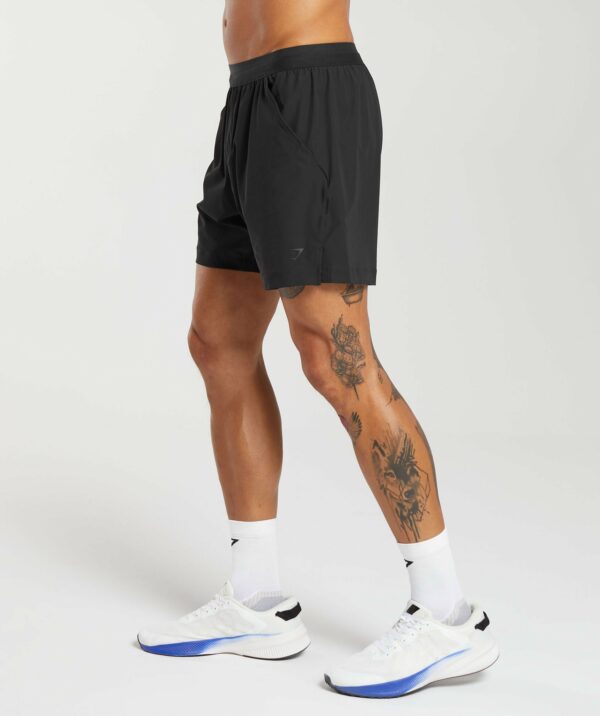 Hybrid 6" Shorts Black - Image 3