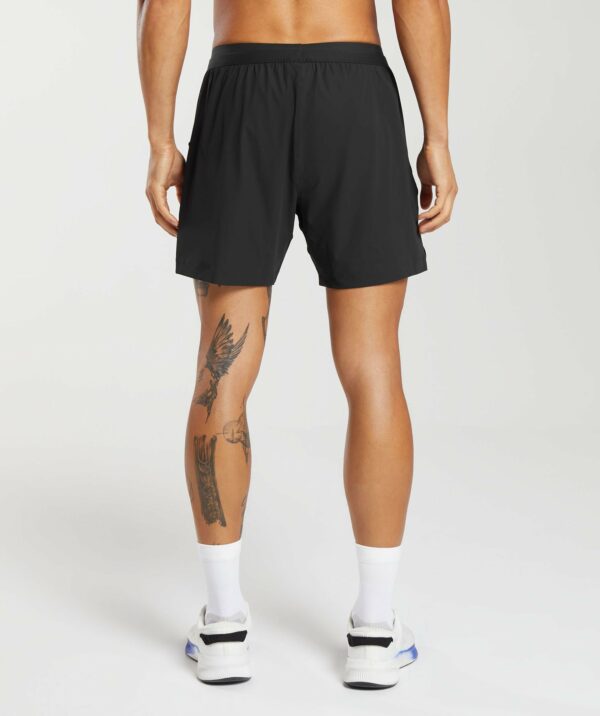 Hybrid 6" Shorts Black - Image 2