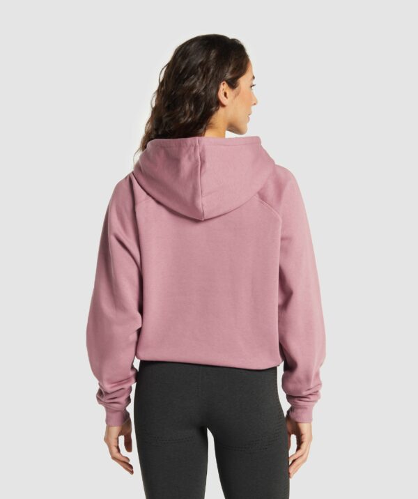 Training Oversized Fleece Hoodie Calm Pink - immagine 2