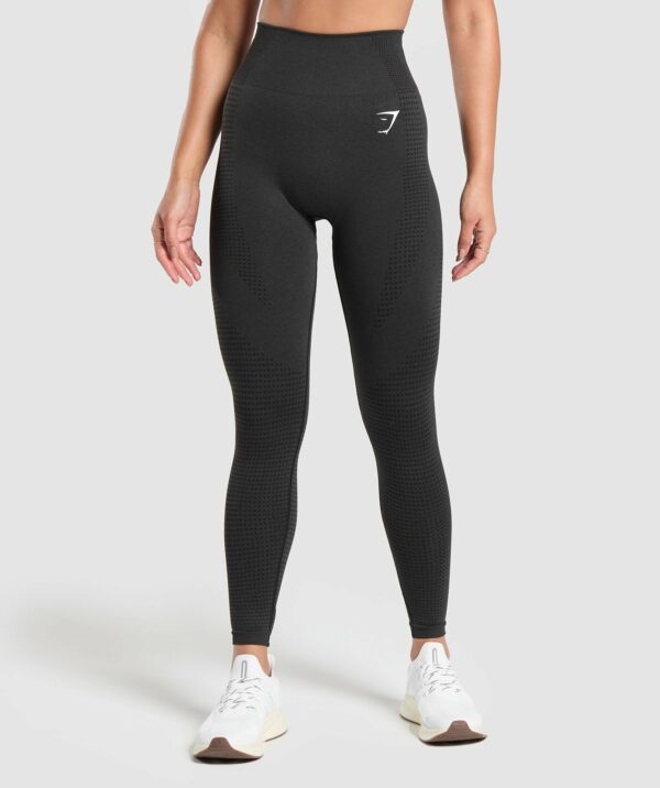 Vital Seamless Leggings Black Marl