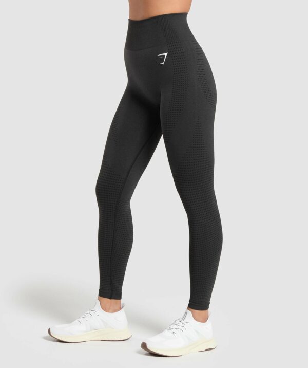 Vital Seamless Leggings Black Marl - Image 3