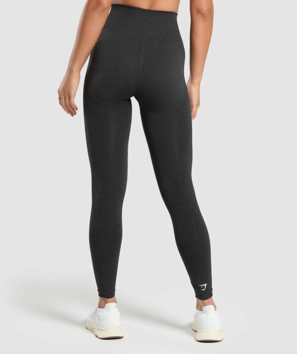 Vital Seamless Leggings Black Marl - Image 2