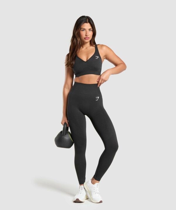 Vital Seamless Leggings Black Marl - Image 4