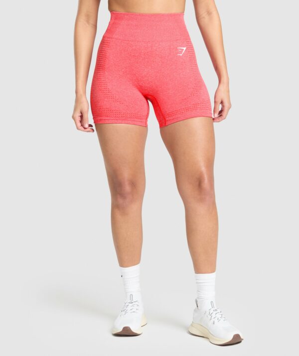 Vital Seamless 2.0 Shorts Coral Red Marl