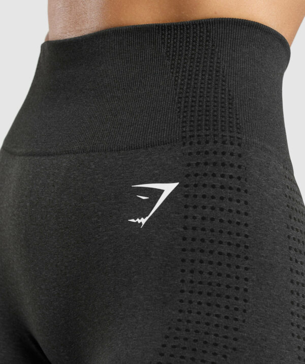 Vital Seamless 7" Shorts Black Marl - Image 5