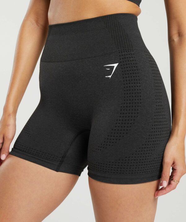 Vital Seamless 2.0 Shorts Black Marl - Image 4